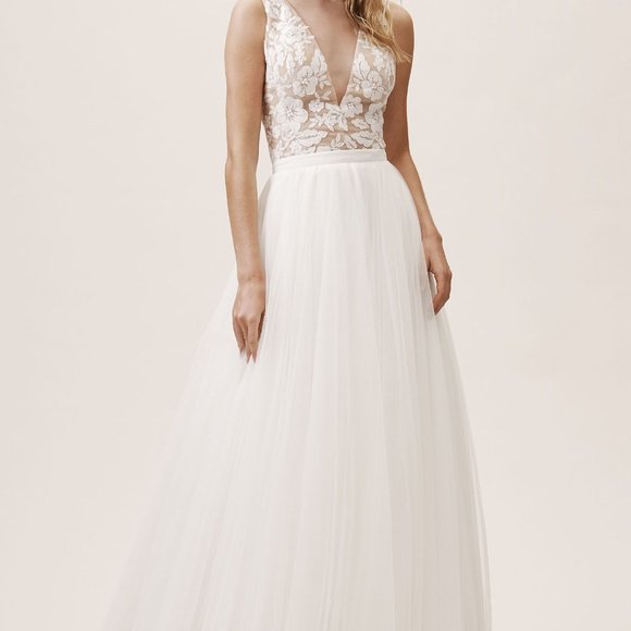 BHLDN Jenny Yoo Clarke Skirt Size 14 - Picture 12 of 16